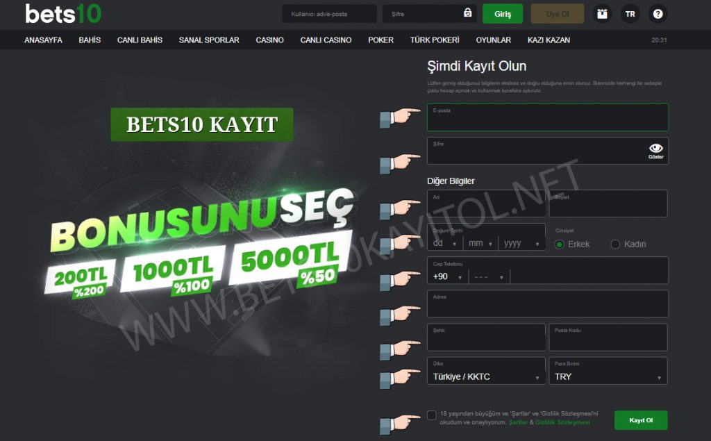 betsobet Üyelik Ve Kayıt İşlemleri